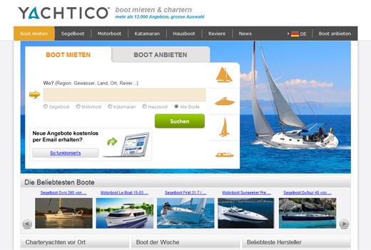 Kurzmitteilungen: Yachtico, Rheingau Founders, MySweetsBox, smava, Fidor, Tradoria, Rakuten