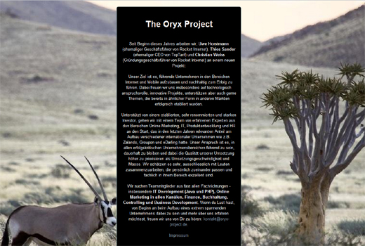 The Oryx Project – Ex-Rocket-Team stellt erstmals seine Pläne vor