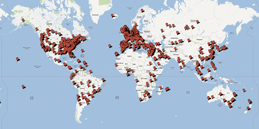 Clever Elements' Bild: Kunden sind auf der ganzen Welt verstreut