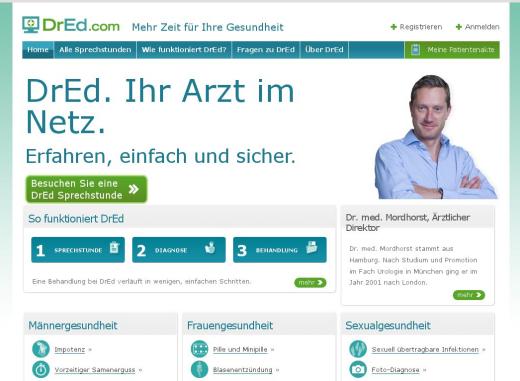 Telemedizin auf dem Vormarsch: DrEd lädt zur Online-Sprechstunde ein