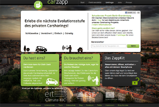 Carsharing noch komfortabler: carzapp macht die Schlüsselübergabe überflüssig