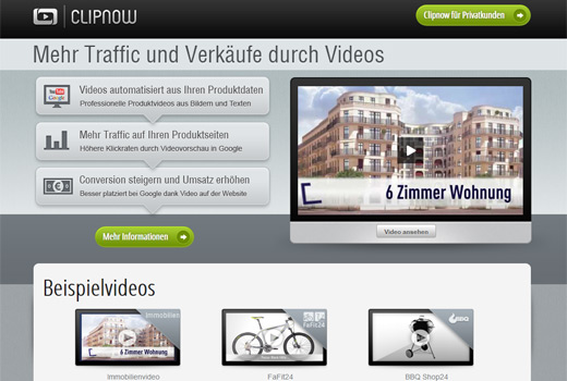 Vertonte Videos aus Bildern mit clipnow: Schnell und preiswert