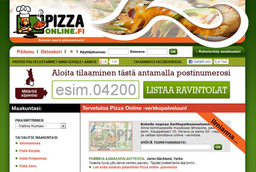 Kurzmitteilungen: Delivery Hero, Pizzaonline.fi, Yoom, ElitePartner.de, Sunbonoo