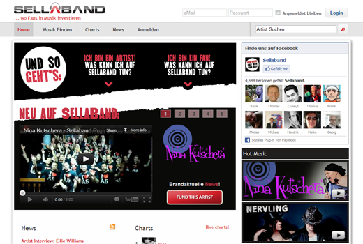 Media Ventures investiert in Crowdfundingdienst SellaBand