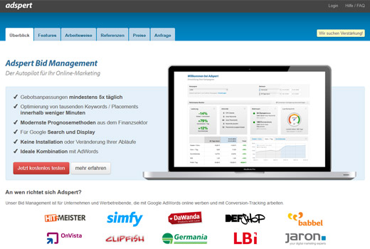 Adspert – der Autopilot für das Online-Marketing