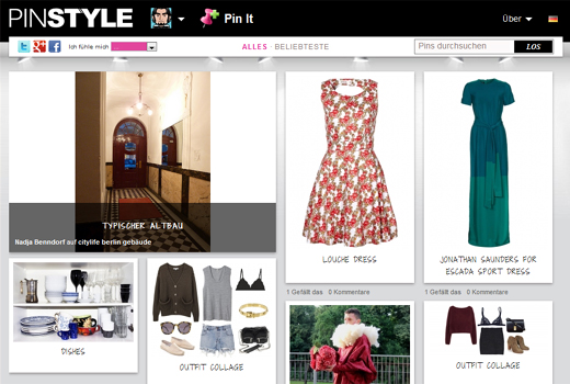 Pinstyle positioniert sich als Pinterest für Fashionistas