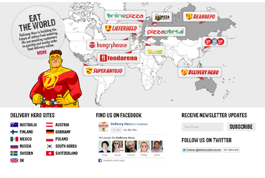 Delivery Hero sammelt weitere 40 Millionen Euro ein