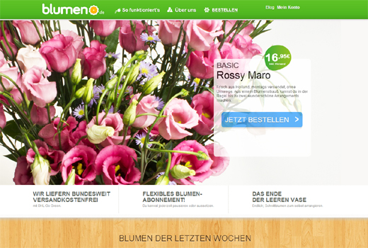 Blumen im Abo: blumeno.de fordert Bloomy Days und Miflora.de heraus