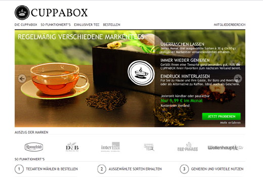 5 neue Start-ups: Cuppabox, Serfinda, Eisenhower, Frischediät, JuwelKerze