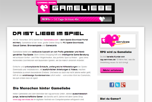 Start-up-Radar: Gameliebe