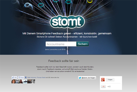 Start-up-Radar: stomt