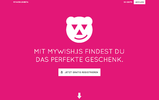 Mywish.is: Empfehlungsdienst für individuelle Geschenke zu jedem Anlass