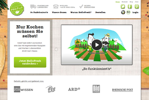 6 neue Deals: HelloFresh, Wohnen-im-Alter.de, WeeYoo, figo, dafiti, Mebelrama