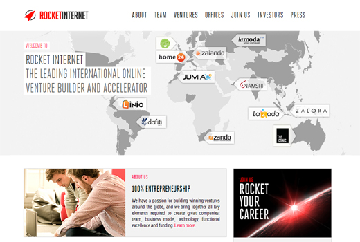 Summit Partners investiert Millionensumme in ein Dutzend Rocket Internet-Start-ups