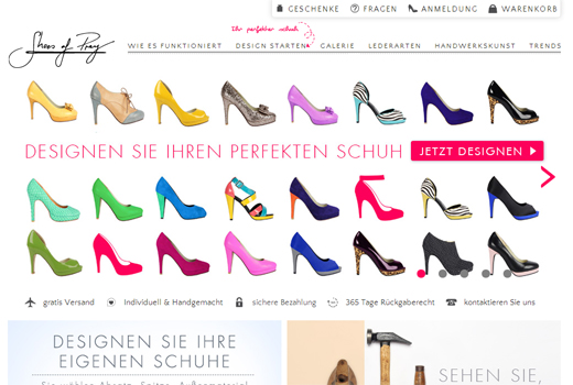 5 neue Start-ups: Shoes of Prey, babykann.de, von Jungfeld, Möbelisten, Eveningo