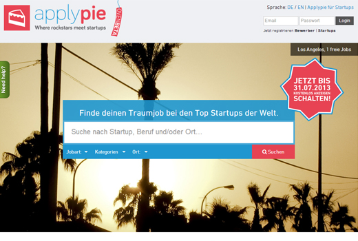 5 neue Startups: Applypie, teamspir.it, feelthecity, panoti, Krauterie