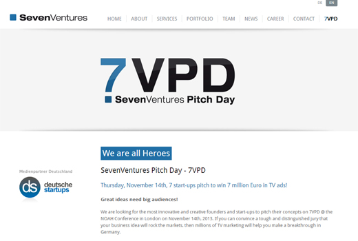 Kurzmitteilungen: Seven Ventures Pitch Day, IKT Innovativ, InnoRampUp, Hardware Berlin, Startup Safary