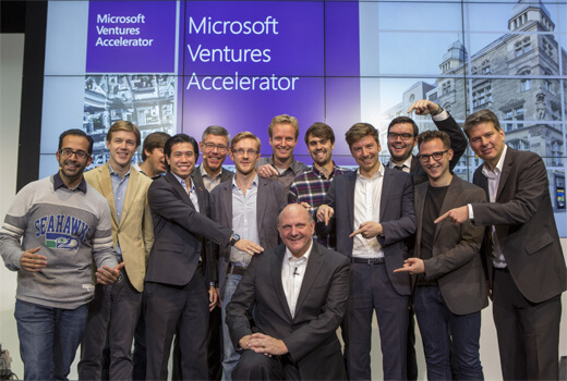 9 Start-ups ziehen in den brandneuen Microsoft Ventures Accelerator mitten in Berlin