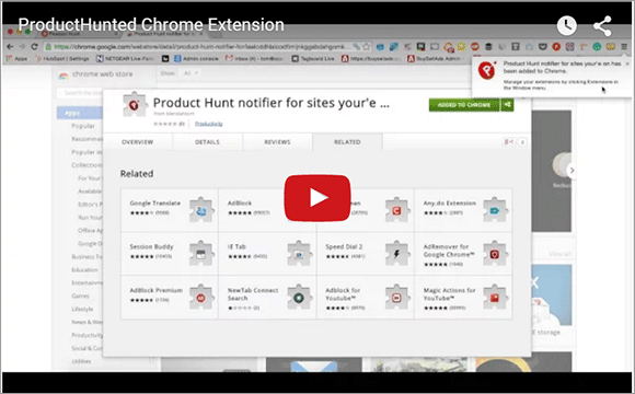 ChromeExtensions-producthunted