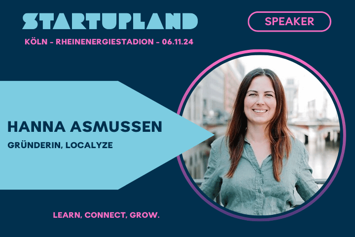 Localyze-Gründerin Hanna Asmussen reist ins Startupland