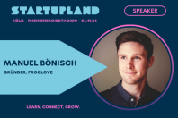 Die ProGlove-Gründer Manuel Bönisch und Thomas Kirchner reisen ins Startupland