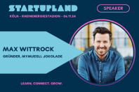 Seriengründer Max Wittrock kommt ins Startupland