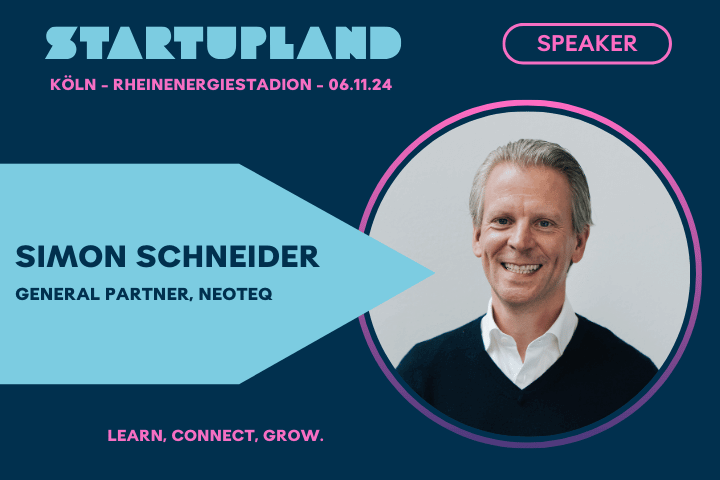 Simon Schneider von Neoteq Ventures kommt ins Startupland