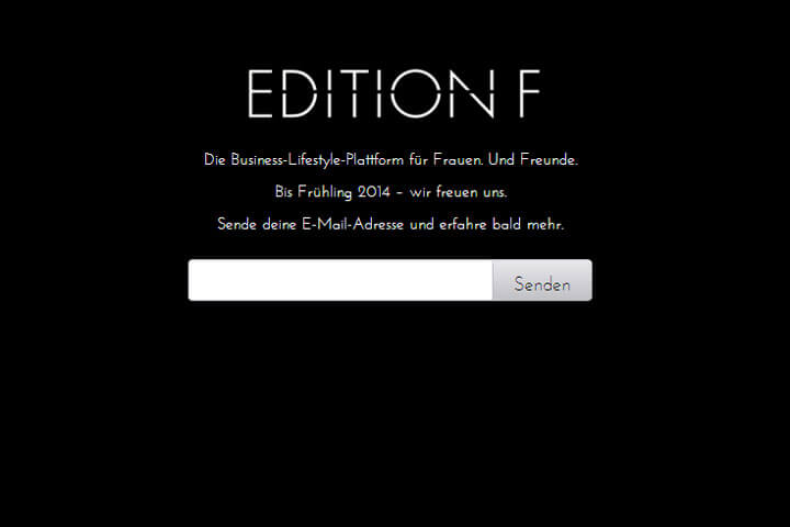 Edition F ist was „für Frauen. Und Freunde“