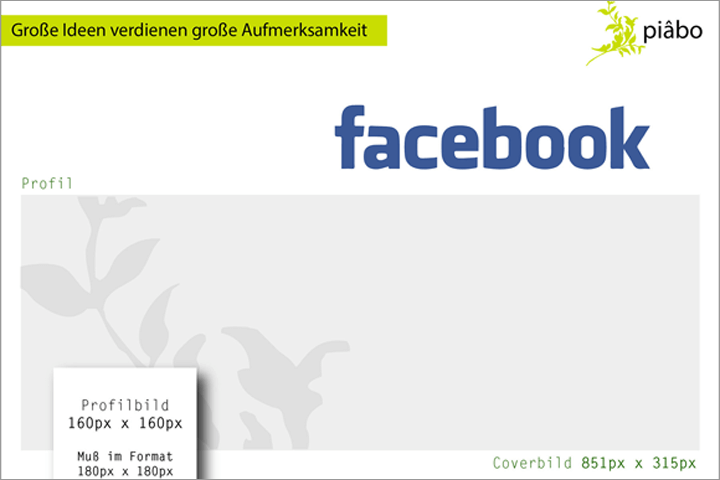 Die aktuellen Bildmaße für Profile in den Social Media