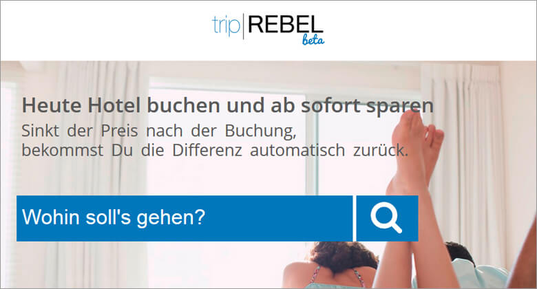 tripRebel hat das Sparschwein gleich eingebaut