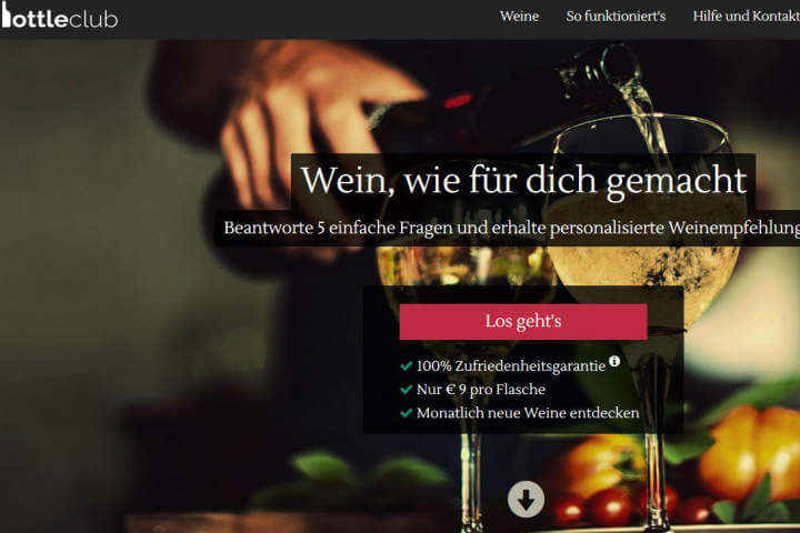 Bottleclub, Brabbl, Rohstoffversand.de, LiveTV, Pinatura