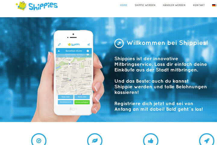 Mit Shippies bringt die Crowd den Einkauf aus der Stadt mit