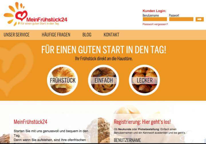 MeinFrühstück24, Probino, Bettervest, Stadtgestöber, Global Homing