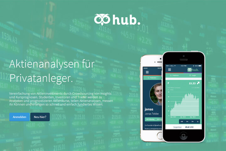 Mit owlhub Aktienanalysen teilen und vergleichen