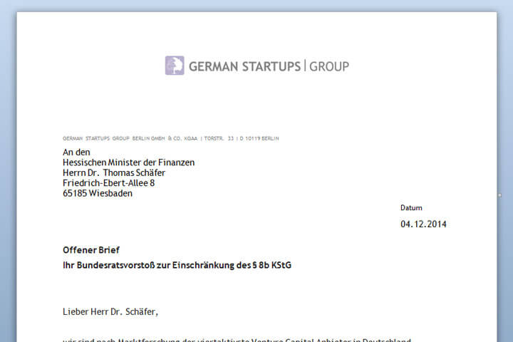 „Anti-Angel-Gesetz würde Startup-Szene im Keim ersticken“