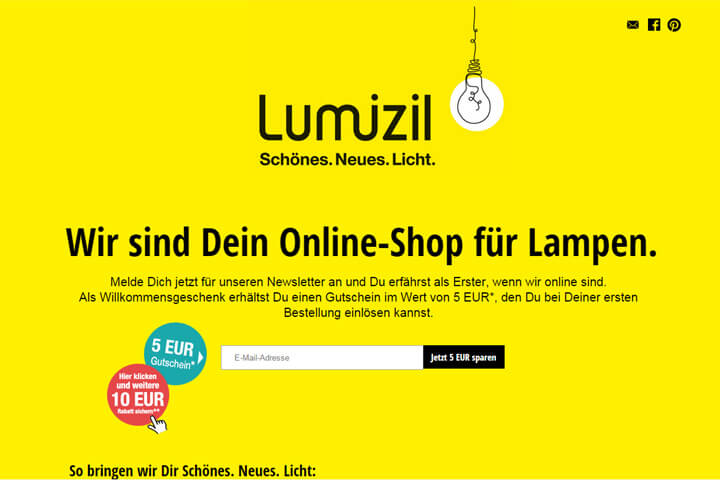Lumizil bringt ganz viel Licht in Deutschlands Stuben