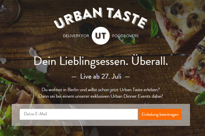 Delivery Hero setzt auf Restaurants und Urban Taste