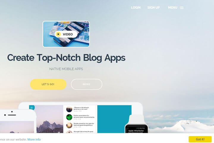Appful erstellt Apps für Blogs und YouTube