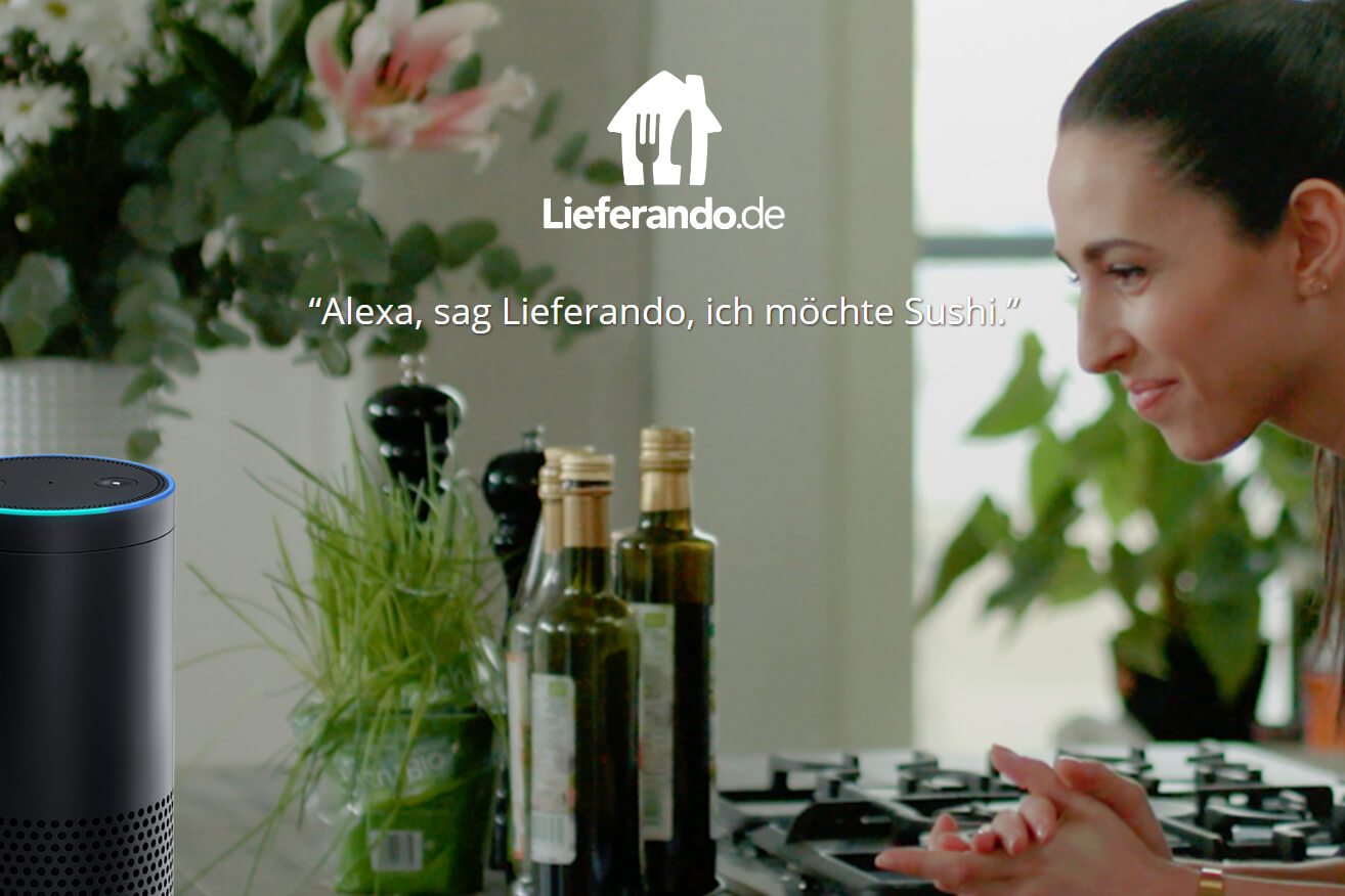 „Alexa, ich will Sushi“ – Lieferando setzt auf Amazon Echo