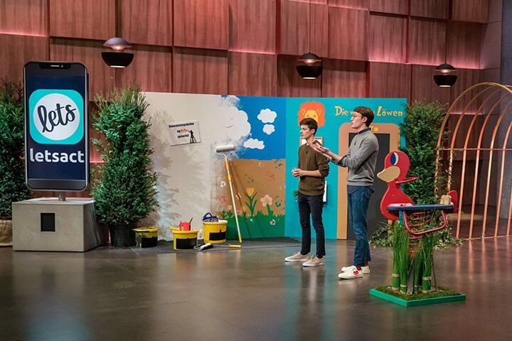 Klang2, LetsAct, Forest Gum, FH2OCUS, Breakletics treten vor die Löwen #DHDL